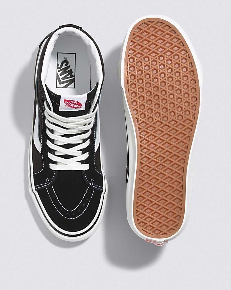 Vans SK8-Hi 38 DX Ayakkabı Kadın Siyah Beyaz | Türkiye DSK453897