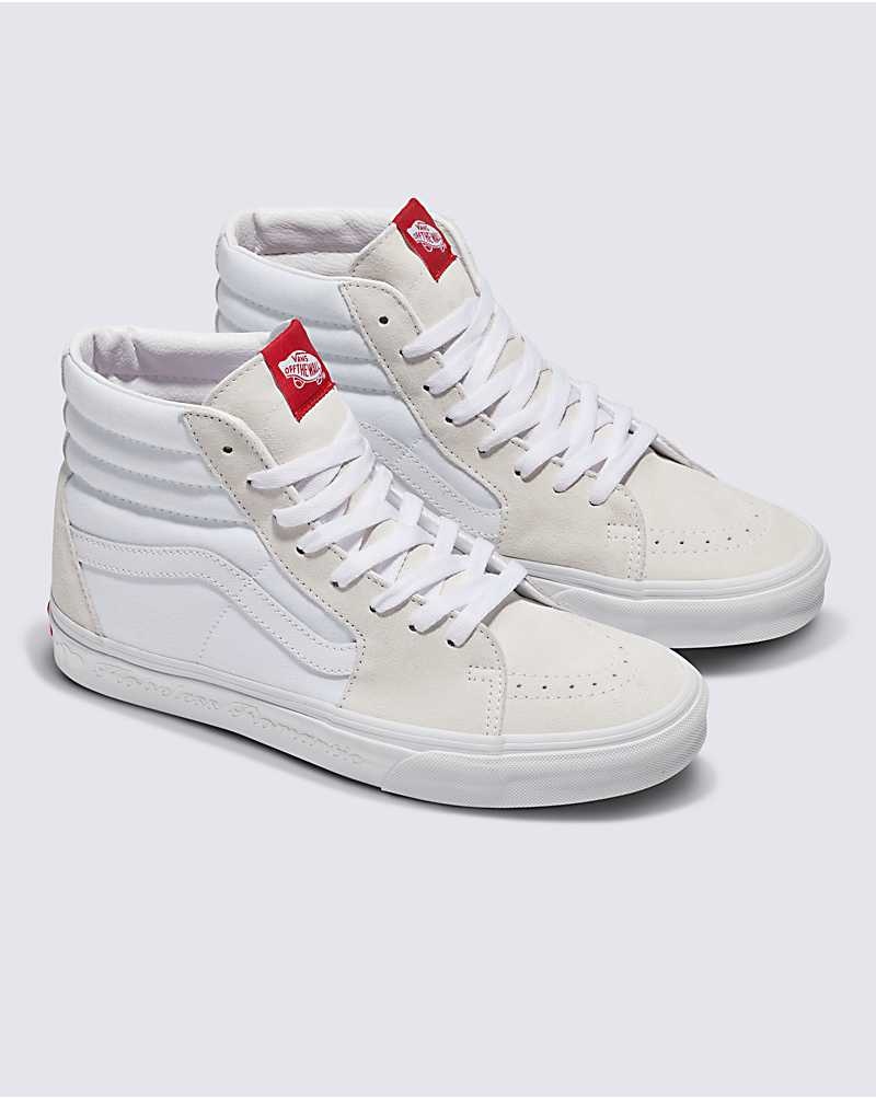 Vans Sk8-Hi Ayakkabı Erkek Beyaz | Türkiye WDQ593128