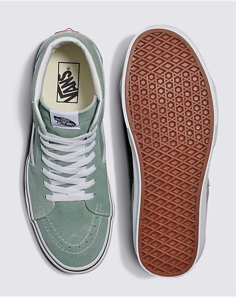 Vans Sk8-Hi Ayakkabı Erkek Yeşil | Türkiye KQS204538