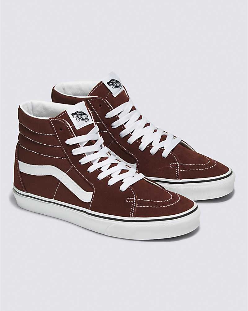 Vans Sk8-Hi Ayakkabı Erkek Çikolata | Türkiye USI192658