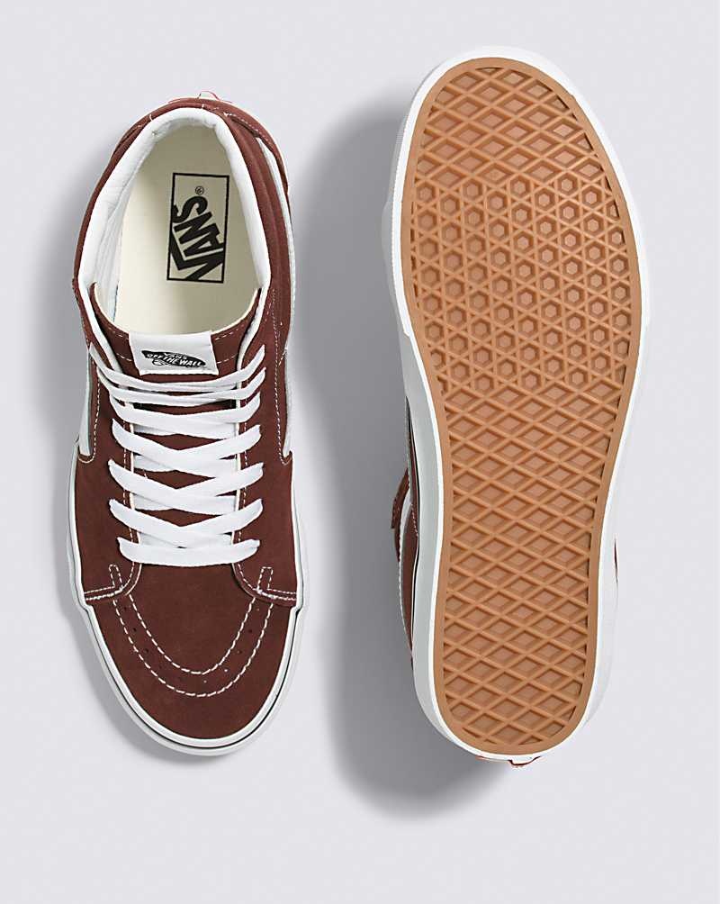 Vans Sk8-Hi Ayakkabı Erkek Çikolata | Türkiye USI192658