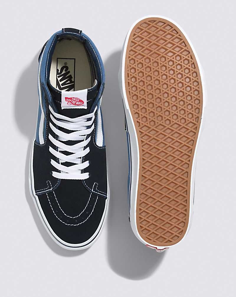 Vans Sk8-Hi Ayakkabı Kadın Lacivert | Türkiye EMC348695