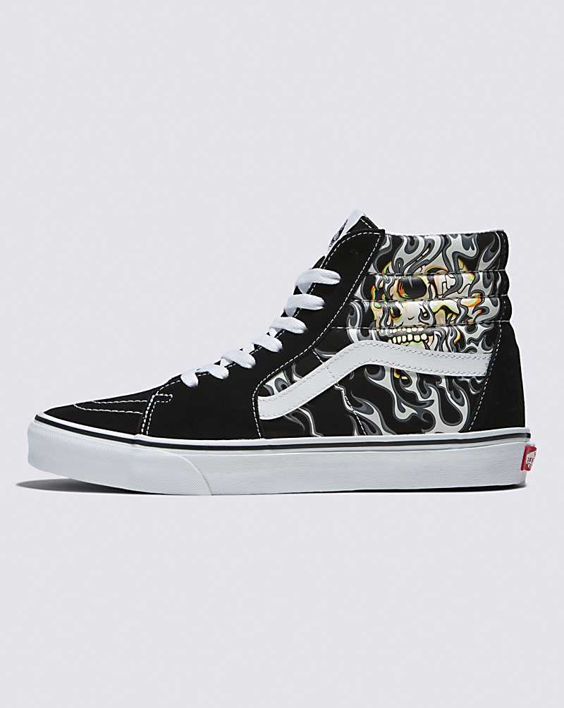 Vans Sk8-Hi Ayakkabı Kadın Siyah Beyaz | Türkiye MFP831674