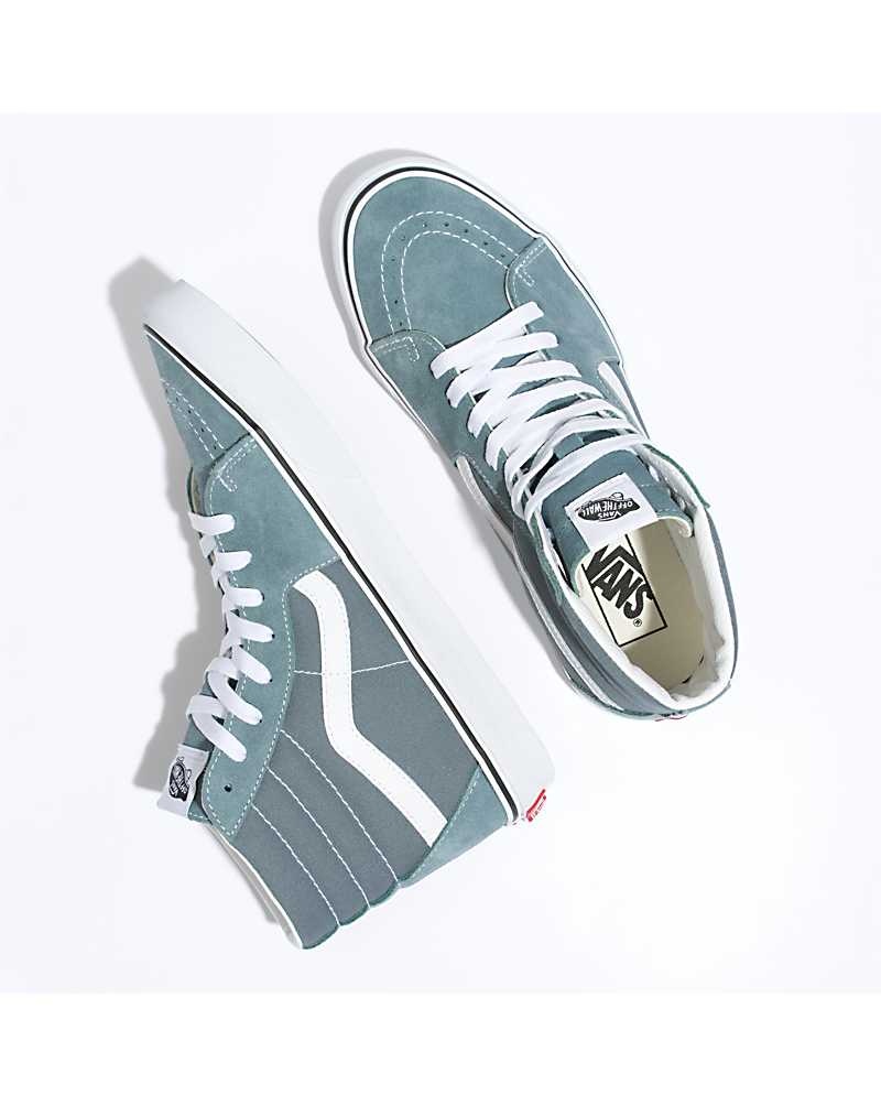 Vans Sk8-Hi Ayakkabı Kadın Turkuaz | Türkiye BGV936021