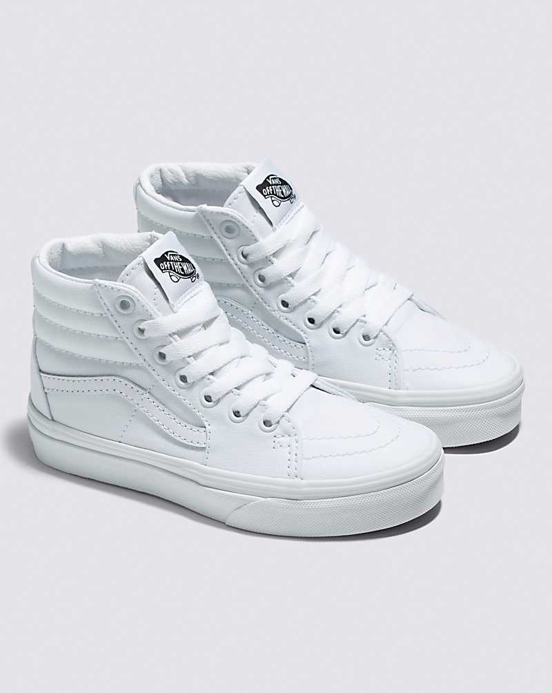 Vans Sk8-Hi Ayakkabı Çocuk Beyaz | Türkiye XWC204387