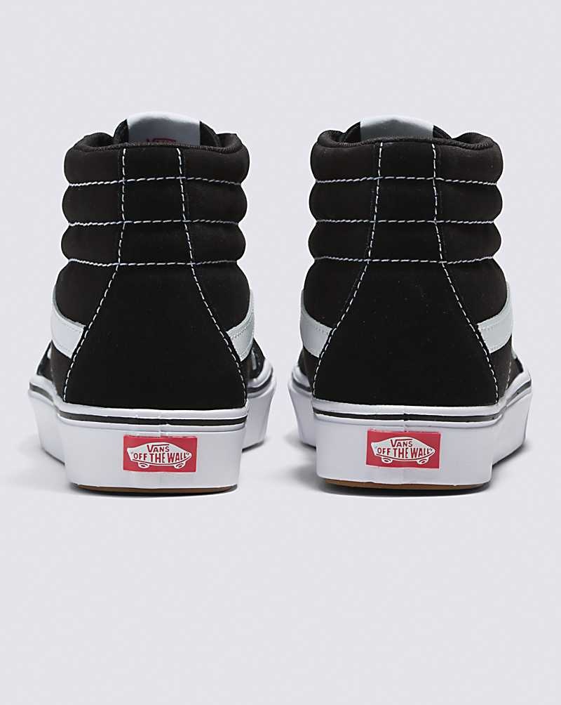 Vans Sk8-Hi ComfyCush Ayakkabı Erkek Siyah Beyaz | Türkiye VHG104932