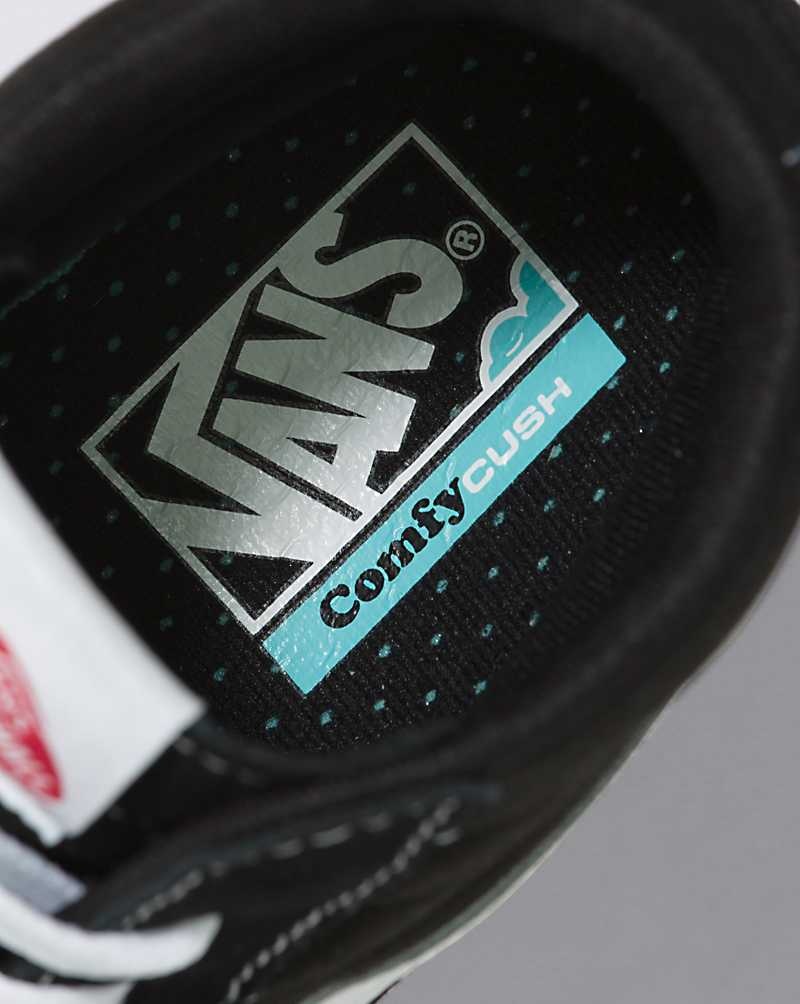 Vans Sk8-Hi ComfyCush Ayakkabı Erkek Siyah Beyaz | Türkiye VHG104932