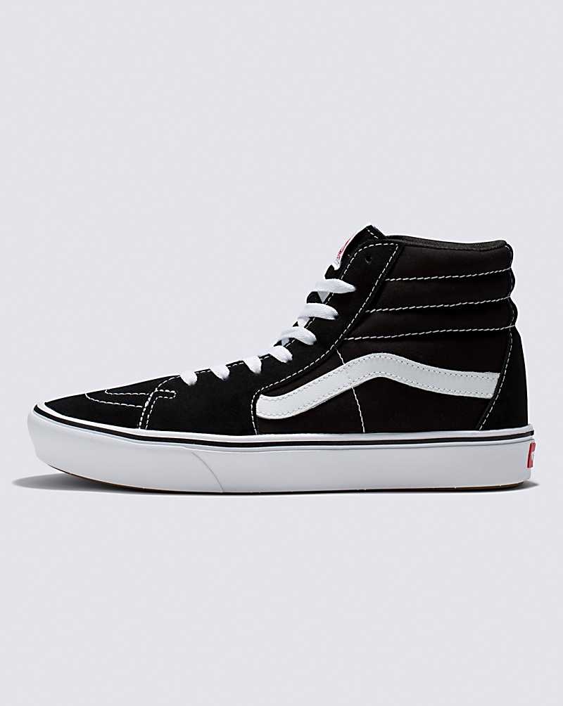 Vans Sk8-Hi ComfyCush Ayakkabı Erkek Siyah Beyaz | Türkiye VHG104932