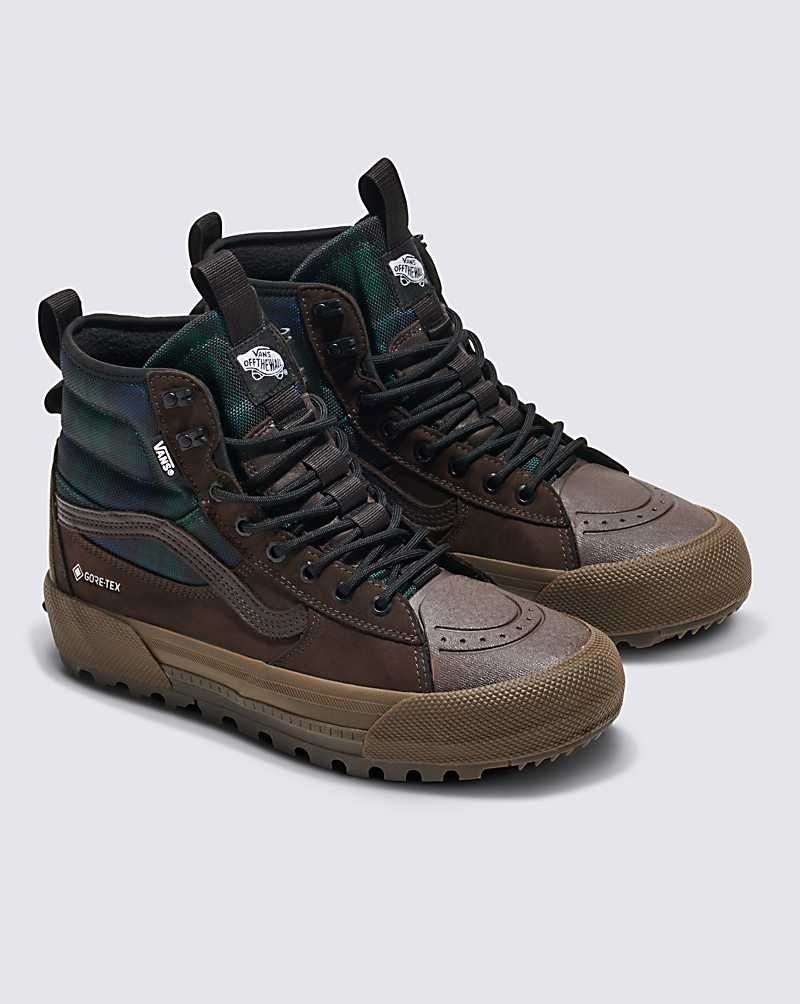 Vans Sk8-Hi GORE-TEX MTE-3 Ayakkabı Erkek Kahverengi Yeşil | Türkiye WGO460893