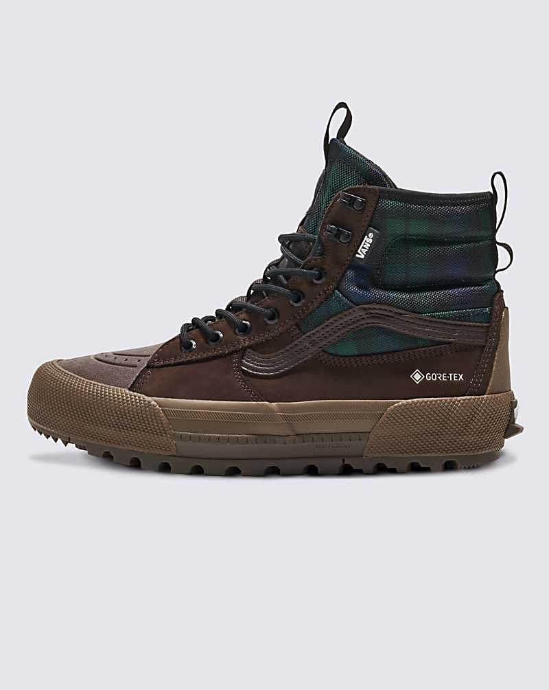 Vans Sk8-Hi GORE-TEX MTE-3 Ayakkabı Kadın Kahverengi Yeşil | Türkiye QUB847561