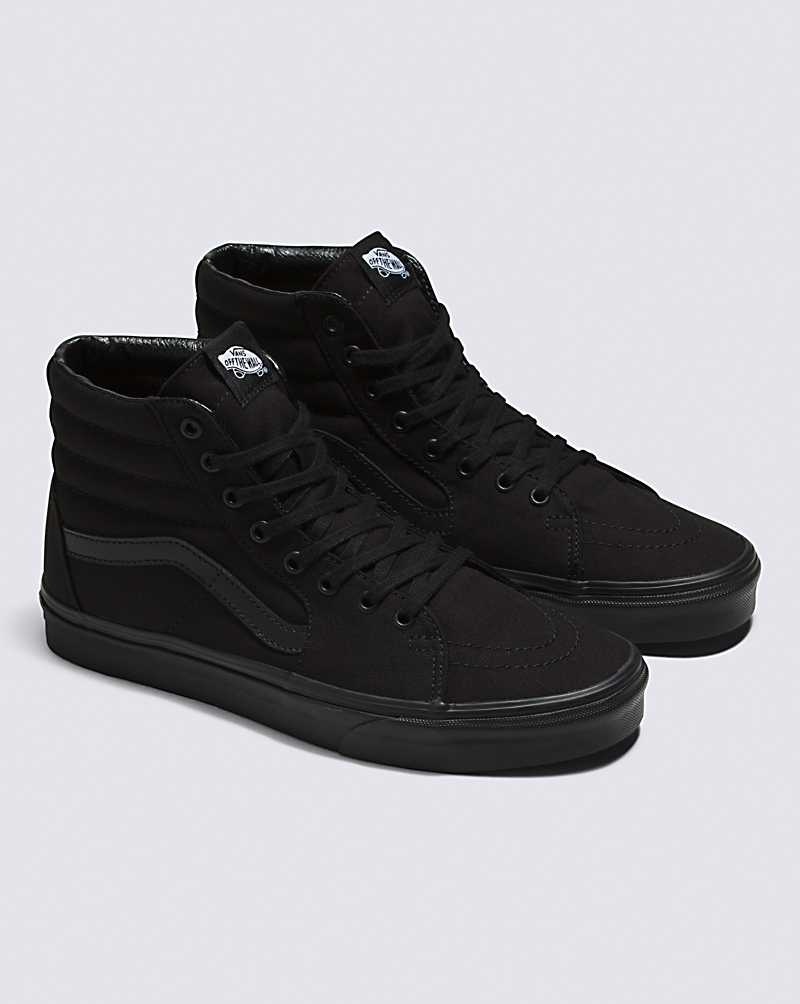 Vans Sk8-Hi Geniş Ayakkabı Kadın Siyah | Türkiye HKI168405