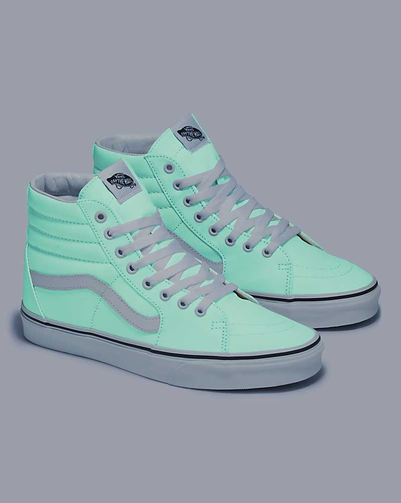 Vans Sk8-Hi Glow Ayakkabı Erkek Beyaz | Türkiye LAG845203