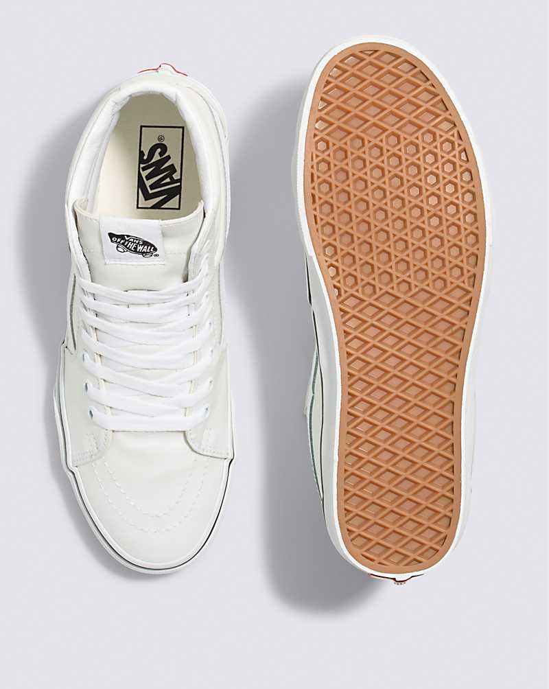 Vans Sk8-Hi Glow Ayakkabı Kadın Beyaz | Türkiye ESQ478395