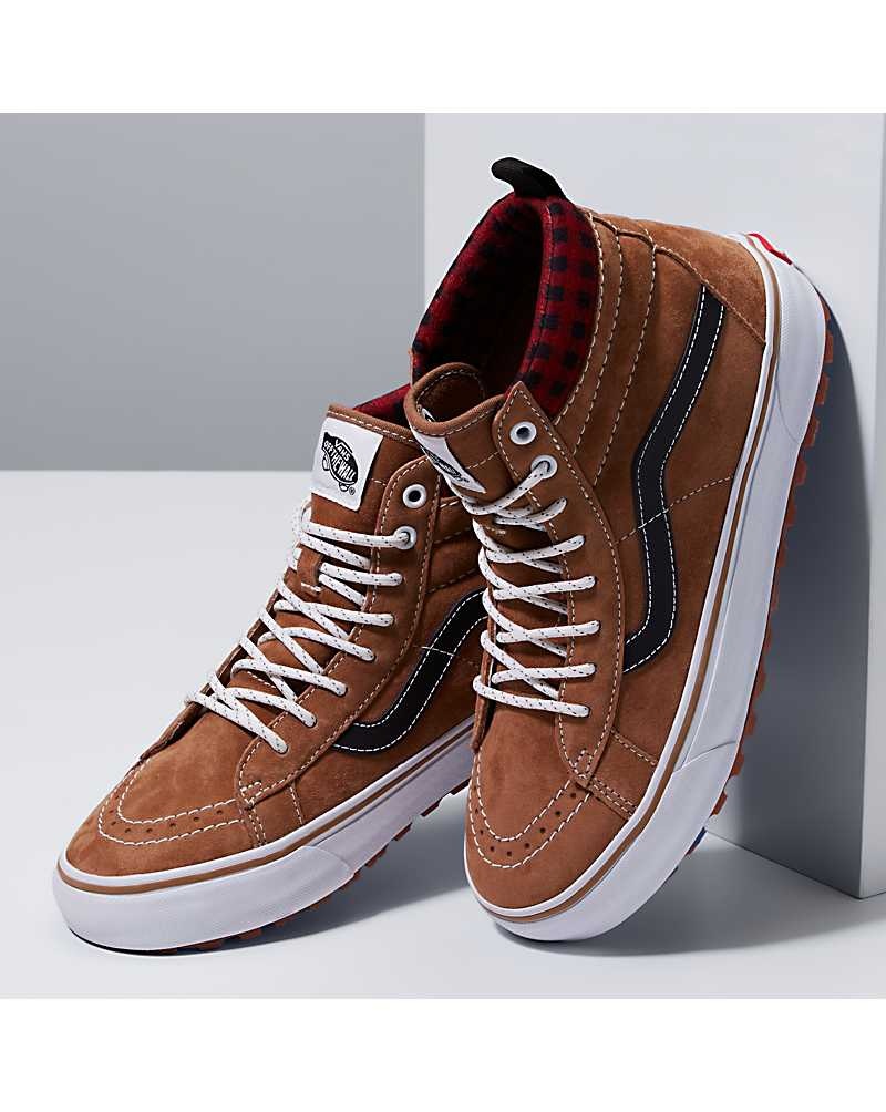 Vans Sk8-Hi MTE-1 Ayakkabı Erkek Kahverengi Siyah | Türkiye AHO062438