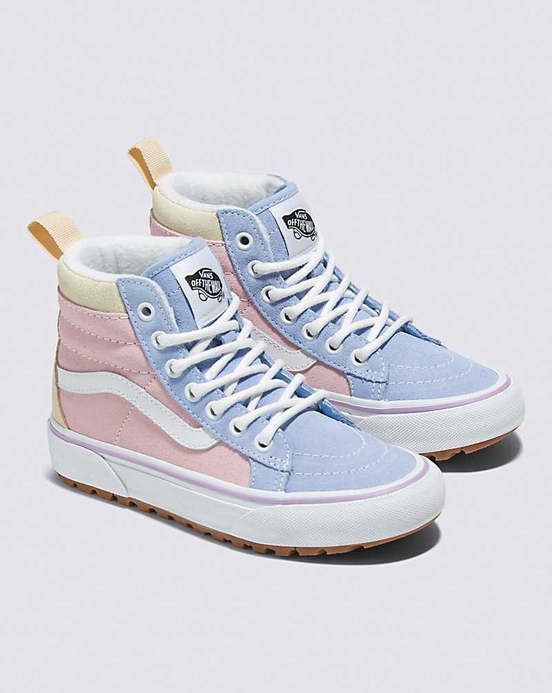 Vans Sk8-Hi MTE-1 Ayakkabı Çocuk Mavi Pembe | Türkiye PIY540968