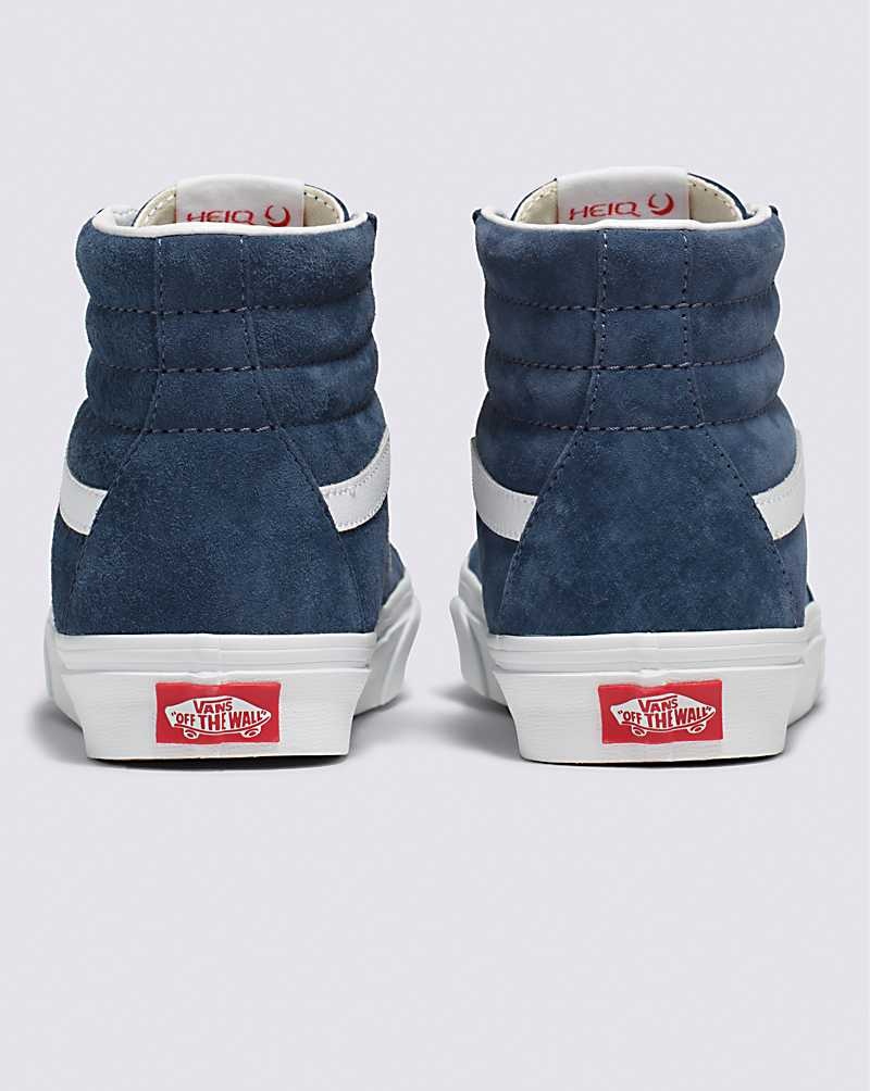 Vans Sk8-Hi Pig Süet Ayakkabı Erkek Indigo | Türkiye TKU194368