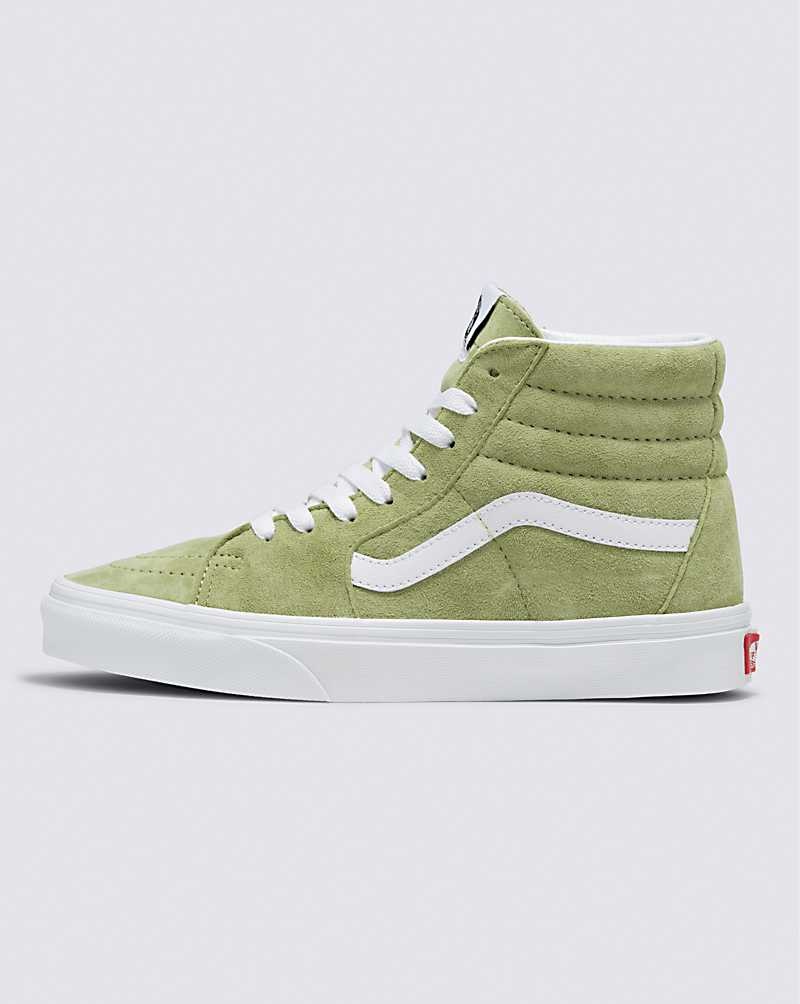 Vans Sk8-Hi Pig Süet Ayakkabı Erkek Yeşil | Türkiye BWQ709458