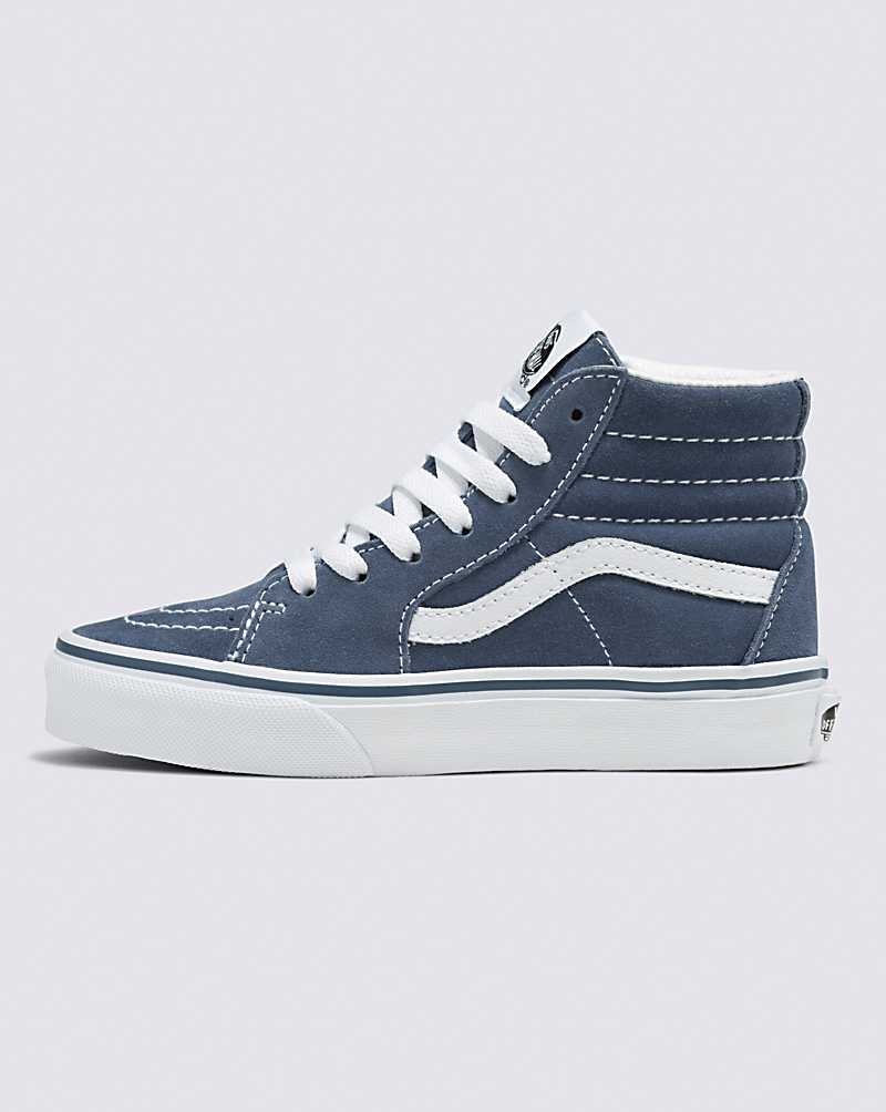 Vans Sk8-Hi Süet Ayakkabı Çocuk Indigo | Türkiye USN835129