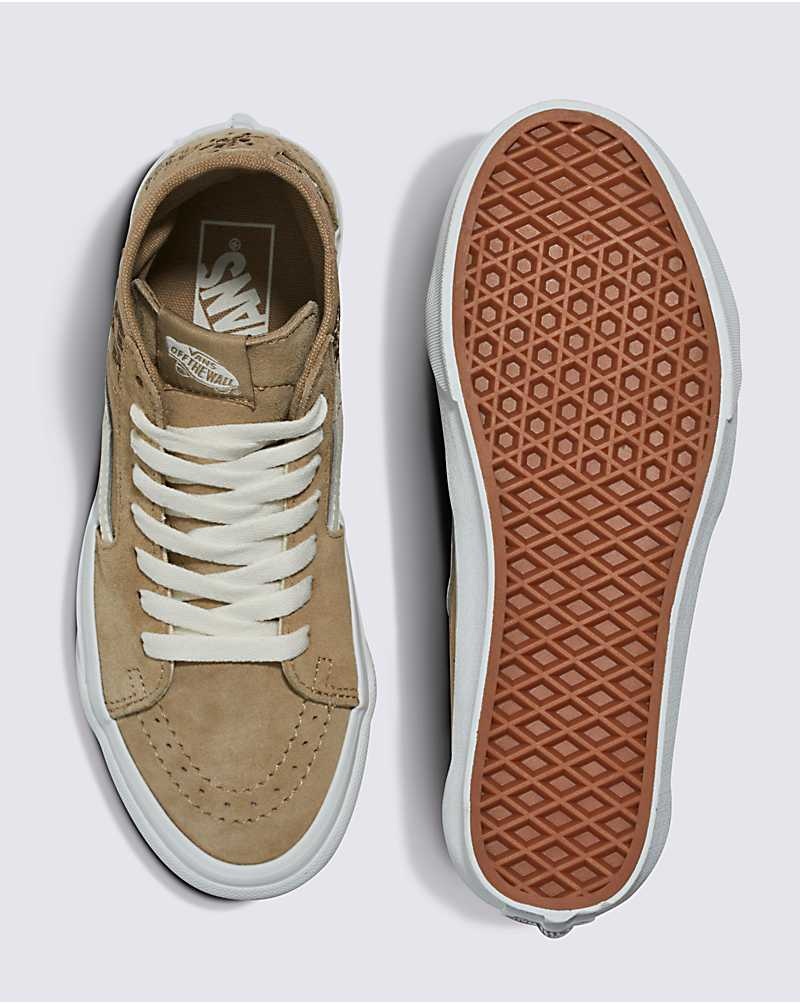 Vans Sk8-Hi Tapered Ayakkabı Kadın Kahverengi | Türkiye SNP450173