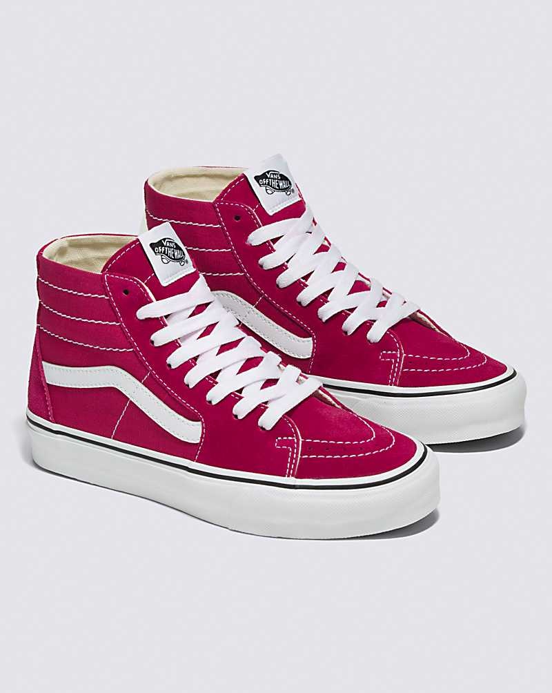 Vans Sk8-Hi Tapered Ayakkabı Kadın Kırmızı | Türkiye FXQ940831