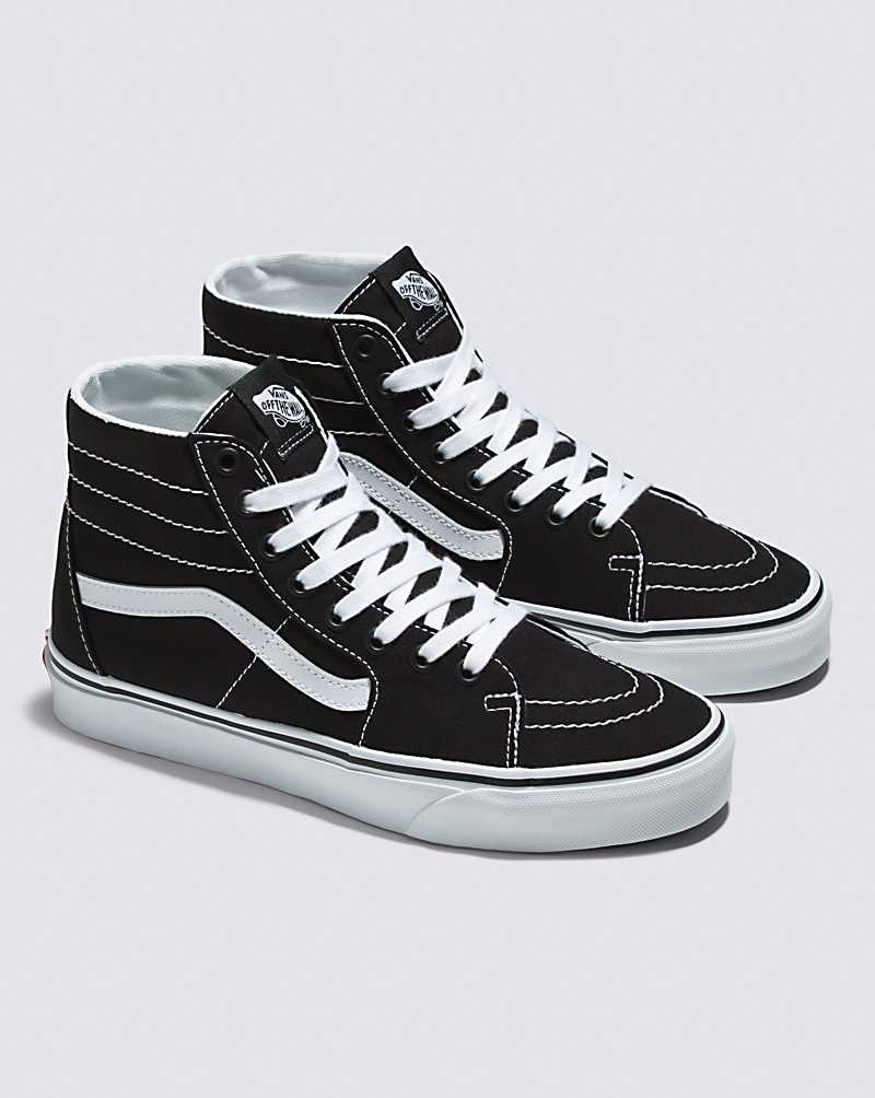 Vans Sk8-Hi Tapered Kanvas Ayakkabı Erkek Siyah Beyaz | Türkiye ECR458362