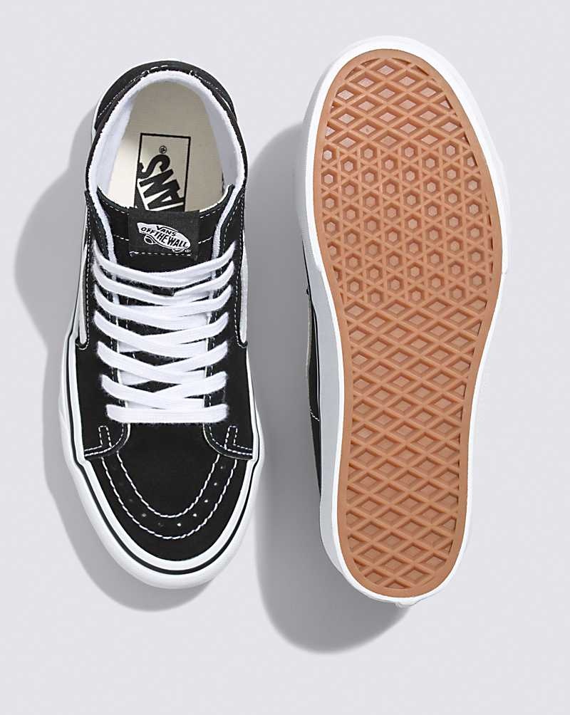 Vans Sk8-Hi Tapered Stackform Ayakkabı Kadın Siyah Beyaz | Türkiye LUD874563