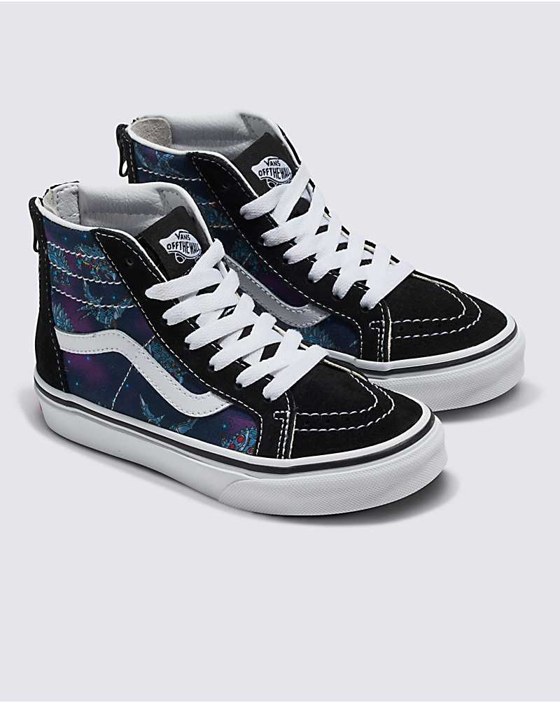 Vans Sk8-Hi Zip Ayakkabı Çocuk Mavi | Türkiye PHC436510