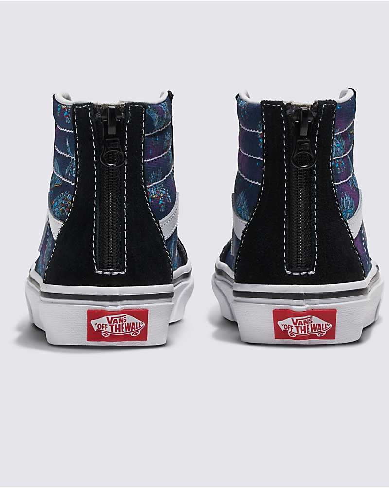 Vans Sk8-Hi Zip Ayakkabı Çocuk Mavi | Türkiye PHC436510