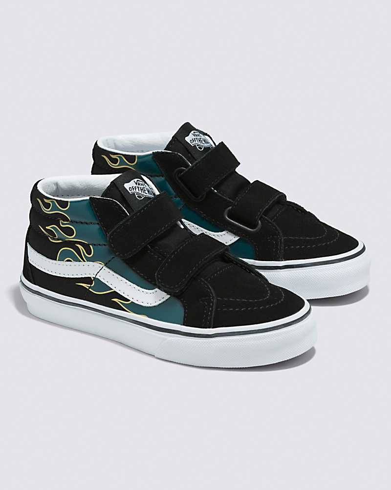 Vans Sk8-Mid Reissue V Ayakkabı Çocuk Siyah | Türkiye NCP698014