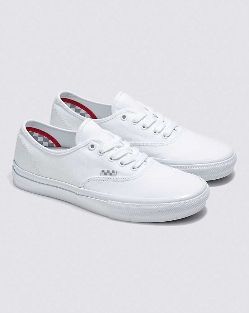 Vans Skate Authentic Kaykay Ayakkabısı Erkek Beyaz | Türkiye ELU076519