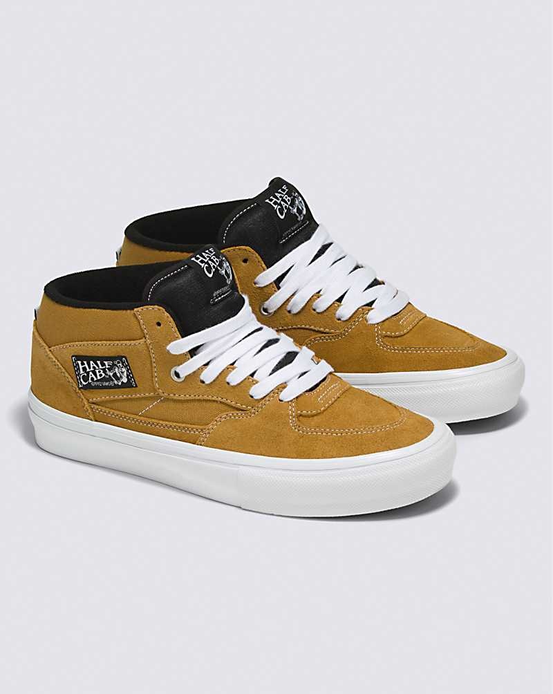 Vans Skate Half Cab Kaykay Ayakkabısı Kadın Altın | Türkiye CXU985206