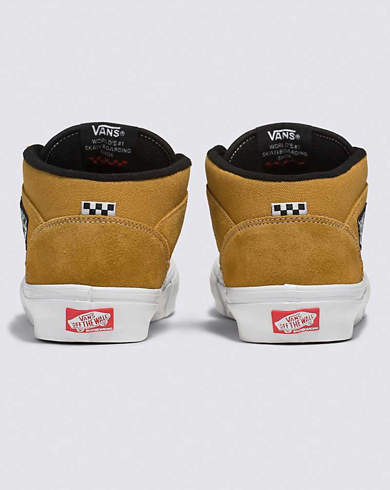 Vans Skate Half Cab Kaykay Ayakkabısı Kadın Altın | Türkiye CXU985206