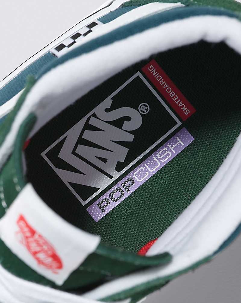 Vans Skate Sk8-Hi Kaykay Ayakkabısı Erkek Yeşil | Türkiye NTK795621