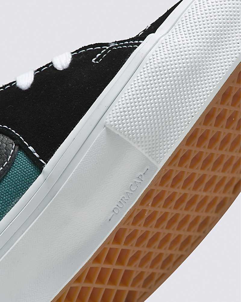 Vans Skate Sk8-Hi Safari Kaykay Ayakkabısı Kadın Siyah Turkuaz | Türkiye BEF095137