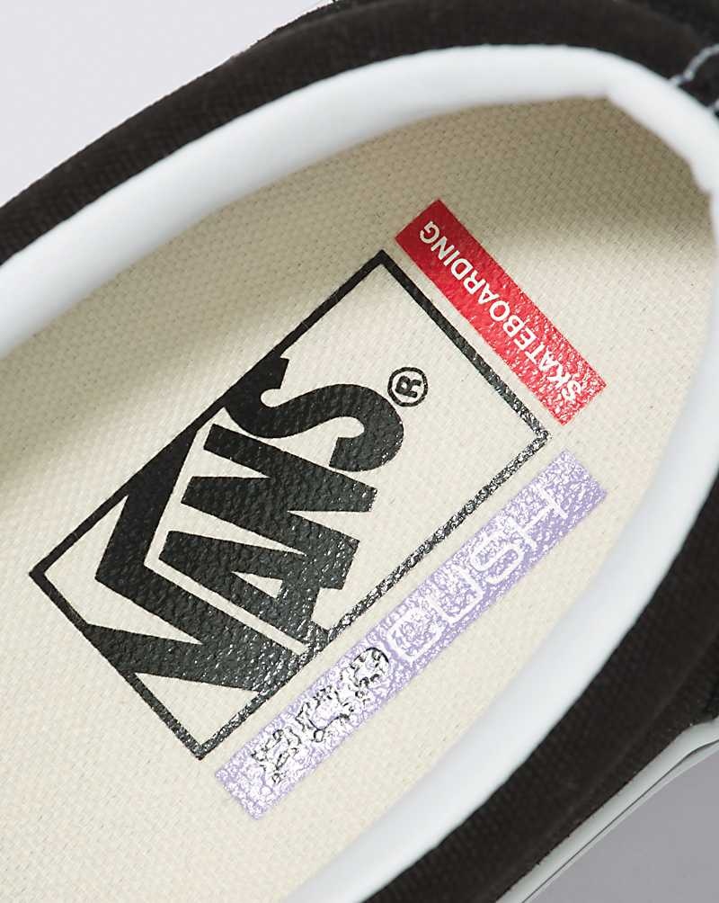 Vans Skate Slip-On Kaykay Ayakkabısı Erkek Siyah Beyaz | Türkiye OMA206185