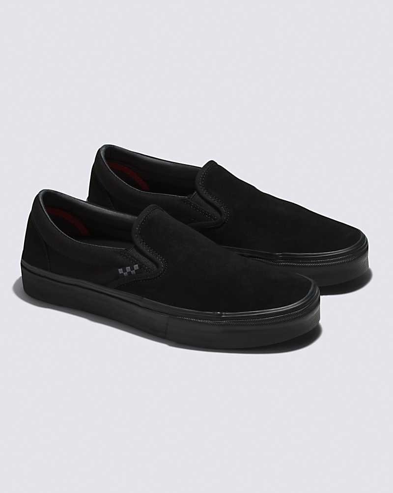 Vans Skate Slip-On Kaykay Ayakkabısı Erkek Siyah | Türkiye JZL694582