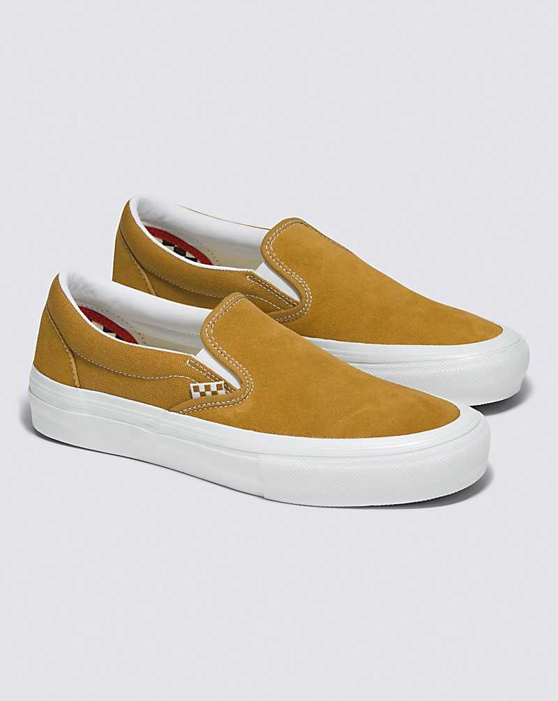 Vans Skate Slip-On Wrapped Kaykay Ayakkabısı Kadın Altın | Türkiye DVP214579