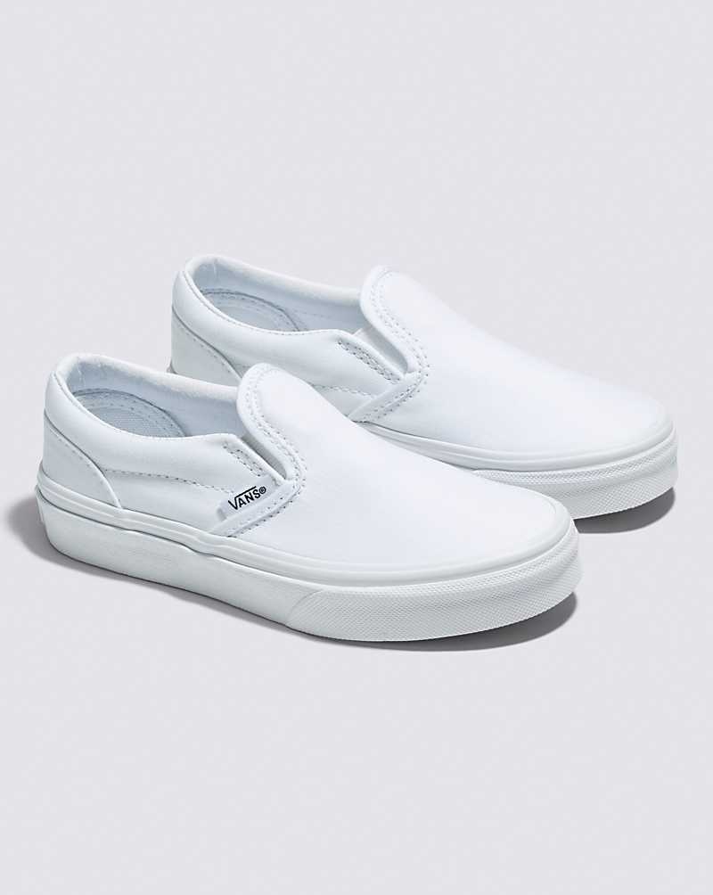 Vans Slip-On Ayakkabı Çocuk Beyaz | Türkiye DRW354762