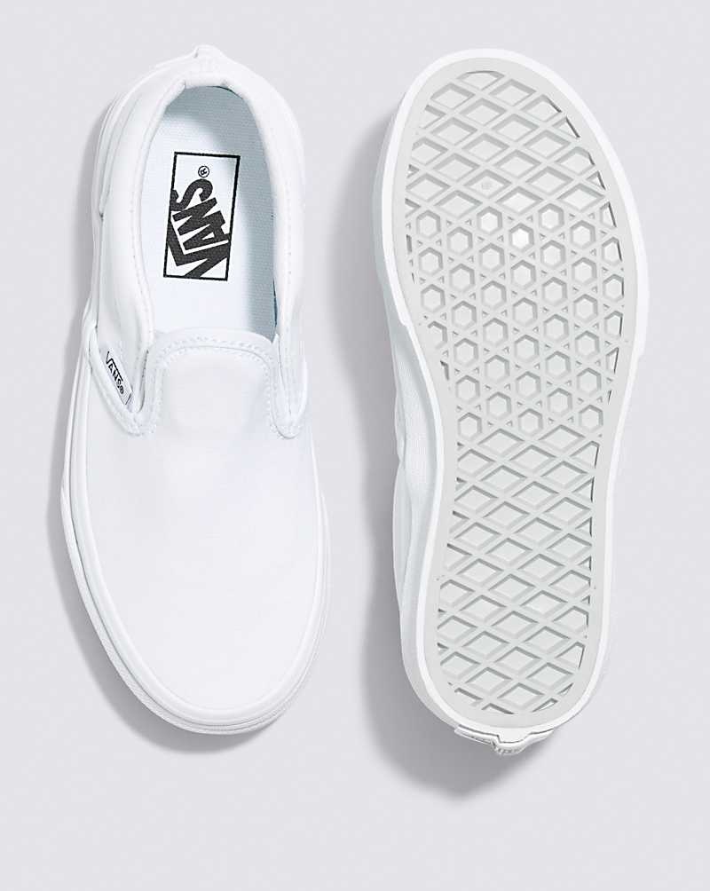 Vans Slip-On Ayakkabı Çocuk Beyaz | Türkiye DRW354762