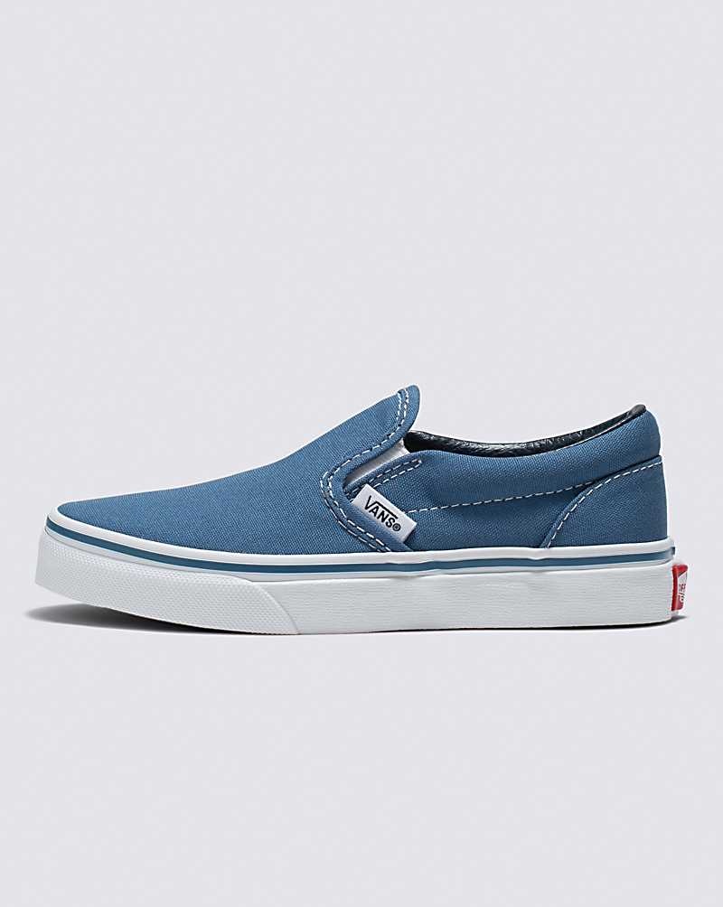 Vans Slip-On Ayakkabı Çocuk Lacivert Beyaz | Türkiye RXS348769