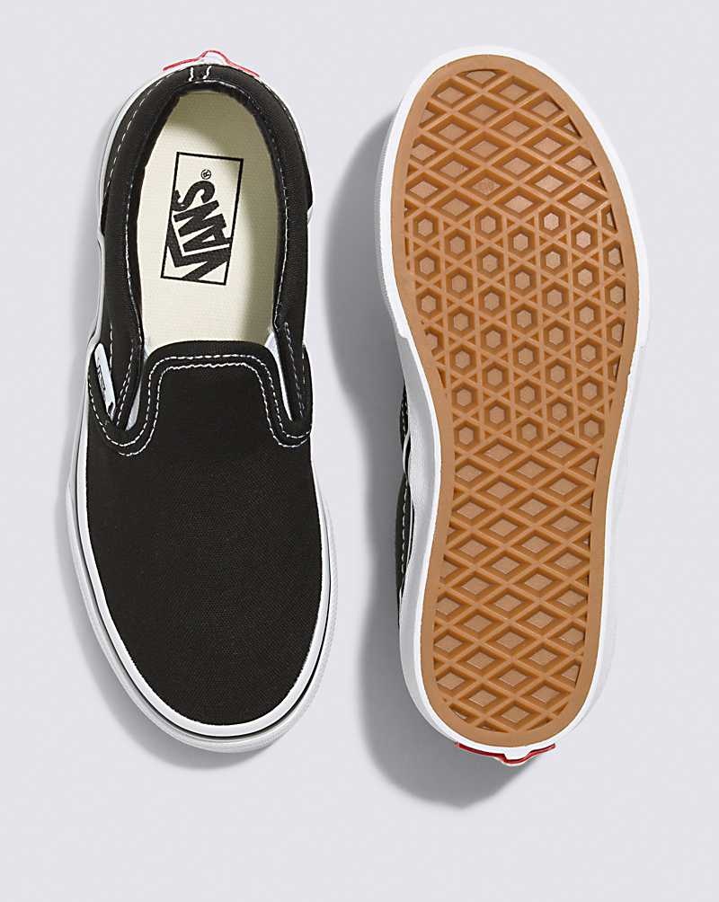 Vans Slip-On Ayakkabı Çocuk Siyah Beyaz | Türkiye JPQ390462