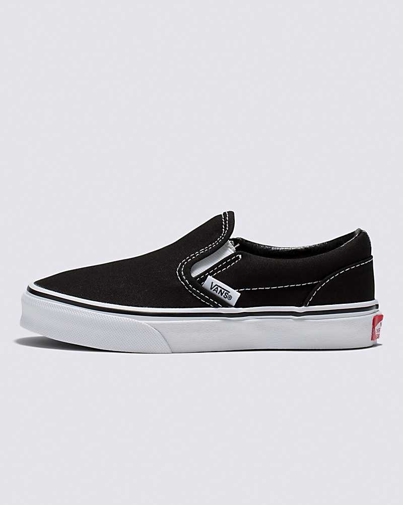 Vans Slip-On Ayakkabı Çocuk Siyah Beyaz | Türkiye JPQ390462