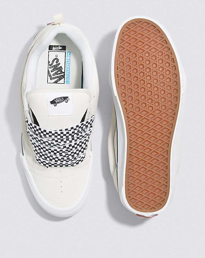 Vans Vault Knu Skool LX Süet Ayakkabı Erkek Beyaz | Türkiye RLX510843