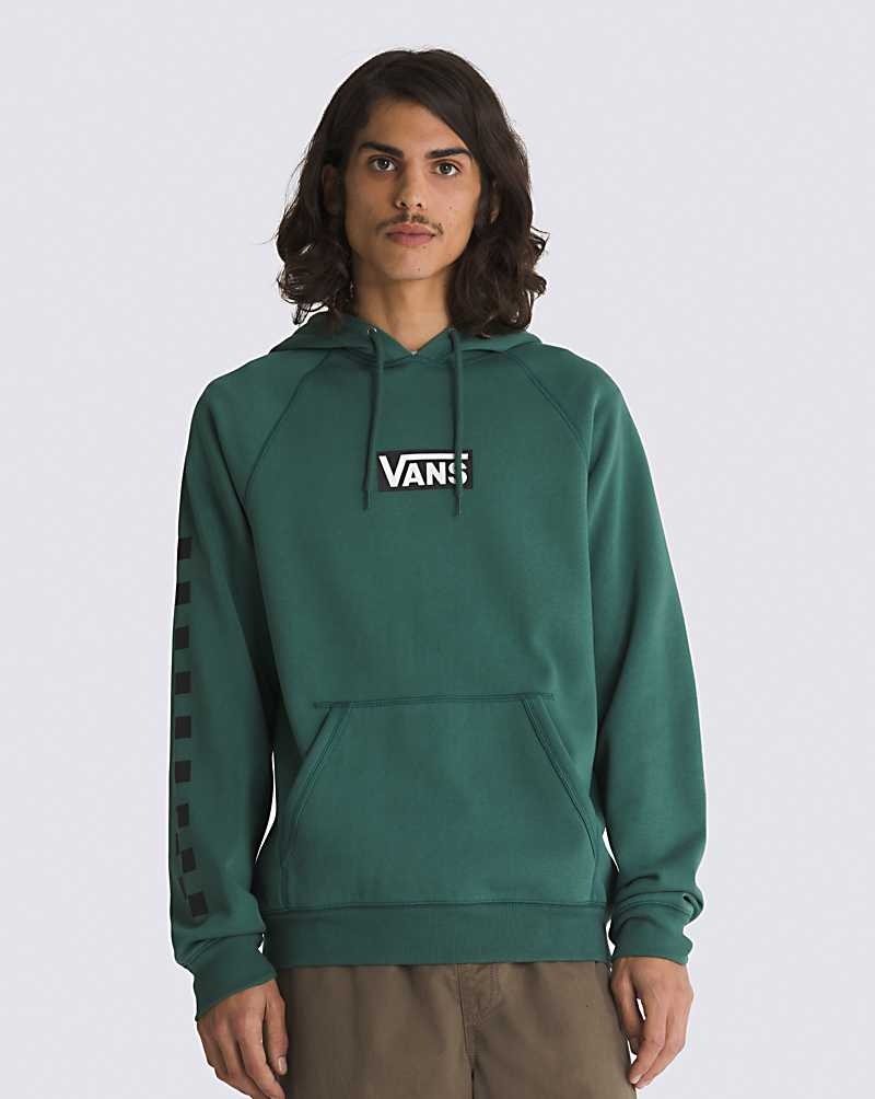 Vans Versa Standard Pullover Kapşonlu Erkek Yeşil | Türkiye VTX965320