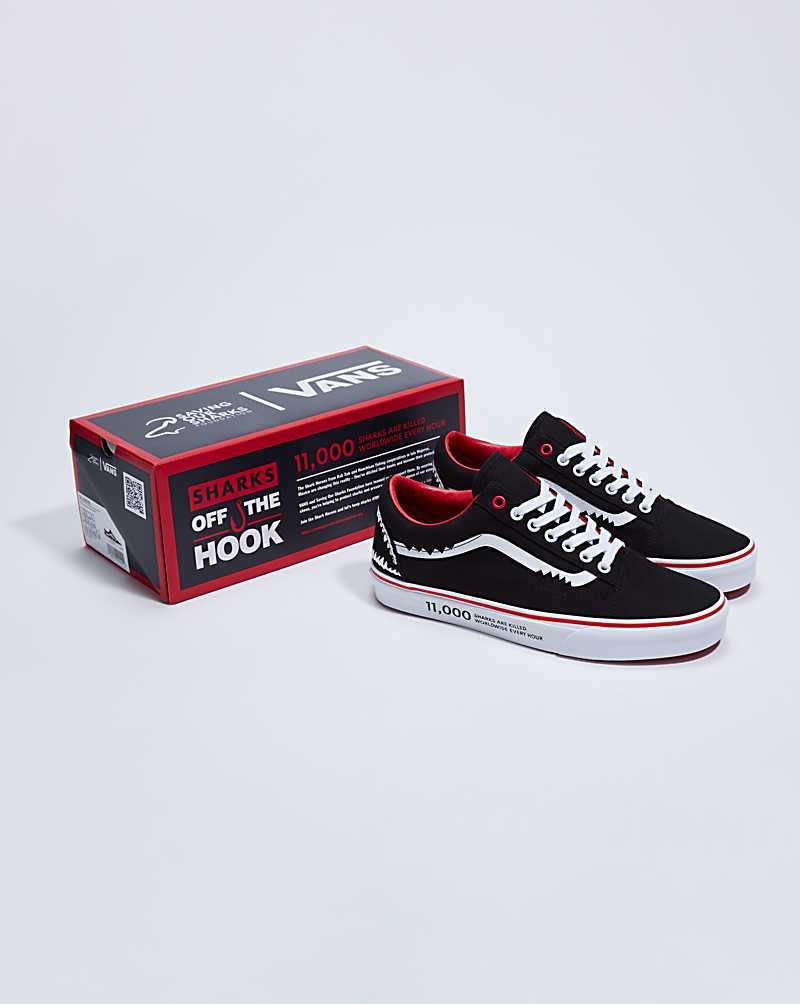 Vans X Saving Our Sharks Old Skool Ayakkabı Erkek Kırmızı | Türkiye QIG698230