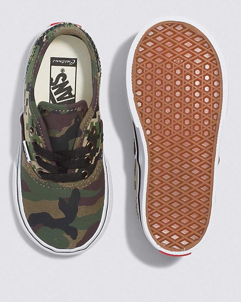 Vans Yürümeye Başlayan Customs Authentic Ayakkabı Çocuk Camo | Türkiye VJG163892