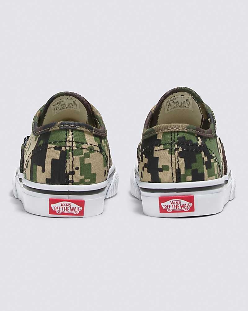 Vans Yürümeye Başlayan Customs Authentic Ayakkabı Çocuk Camo | Türkiye VJG163892