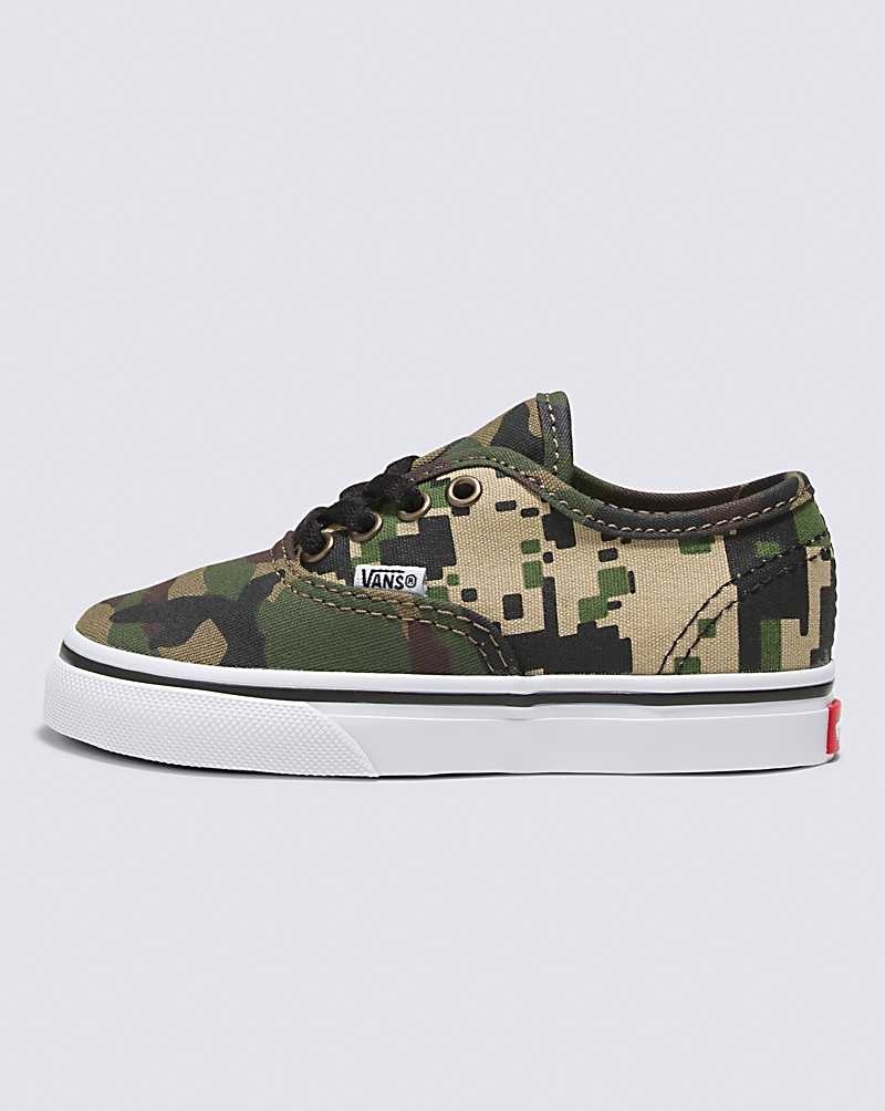 Vans Yürümeye Başlayan Customs Authentic Ayakkabı Çocuk Camo | Türkiye VJG163892