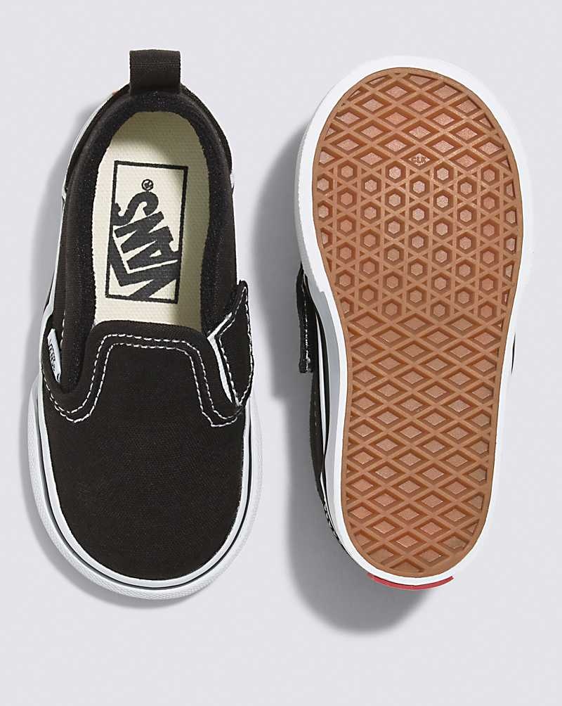 Vans Yürümeye Başlayan Slip-On V Ayakkabı Çocuk Siyah Beyaz | Türkiye XHV127504